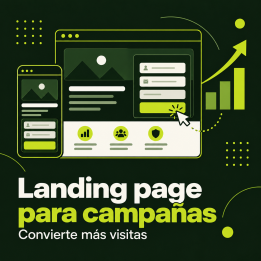 Diseño de landing page para campañas